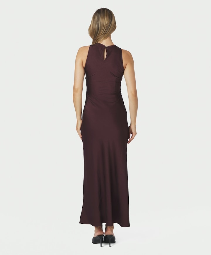 Dames jurk bordeaux