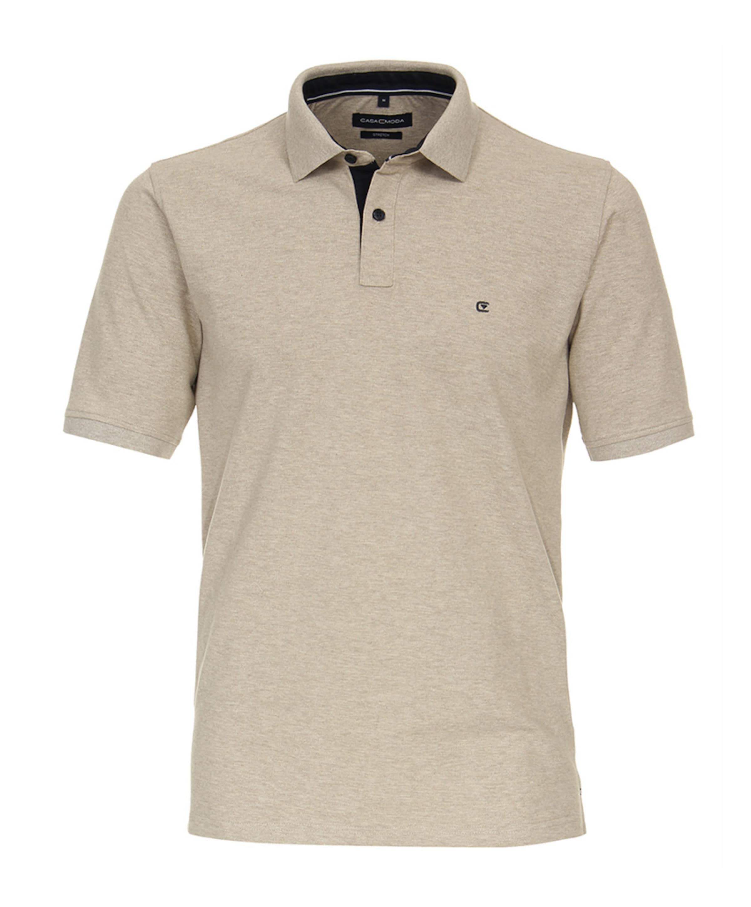 Heren polo beige