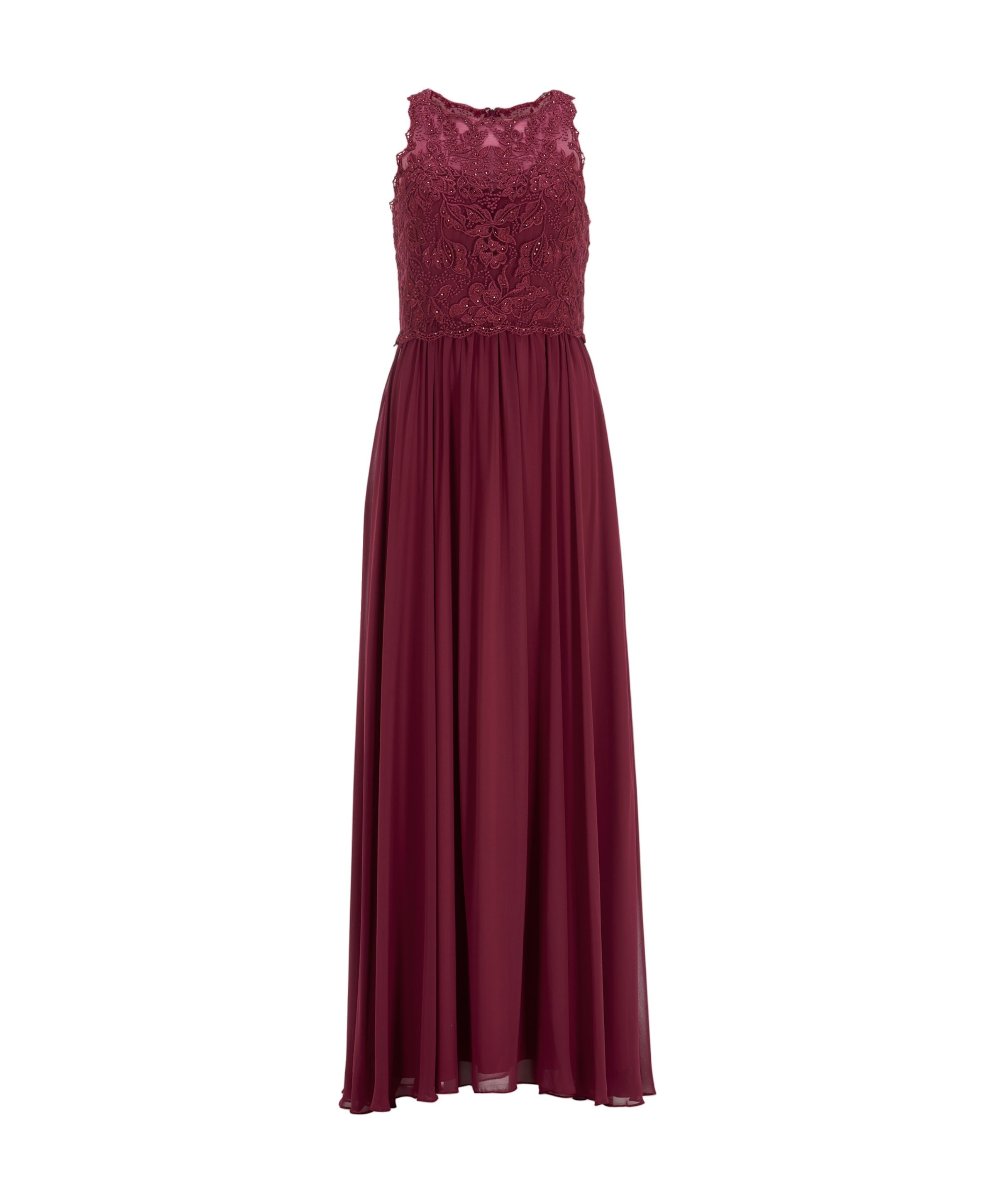 Dames jurk bordeaux