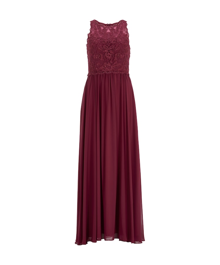 Dames jurk bordeaux