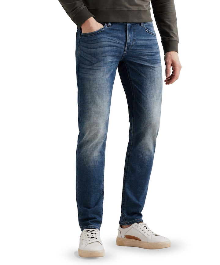 TAILWHEEL DARK NATURAL DENIM heren jeans blauw