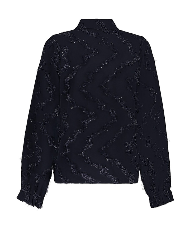 Dames blouse blauw