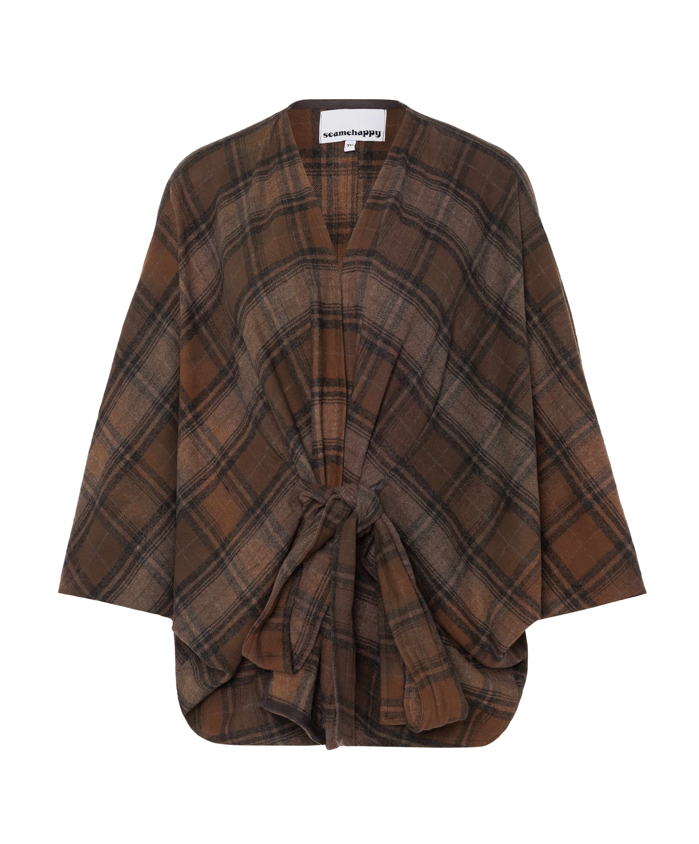 Dames vest bruin