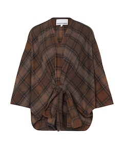 Dames vest bruin
