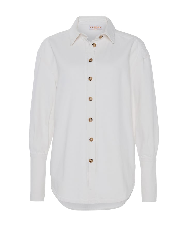 Dames spijkerblouse wit