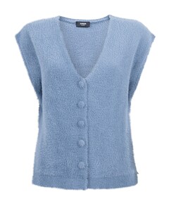 Dames gilet blauw