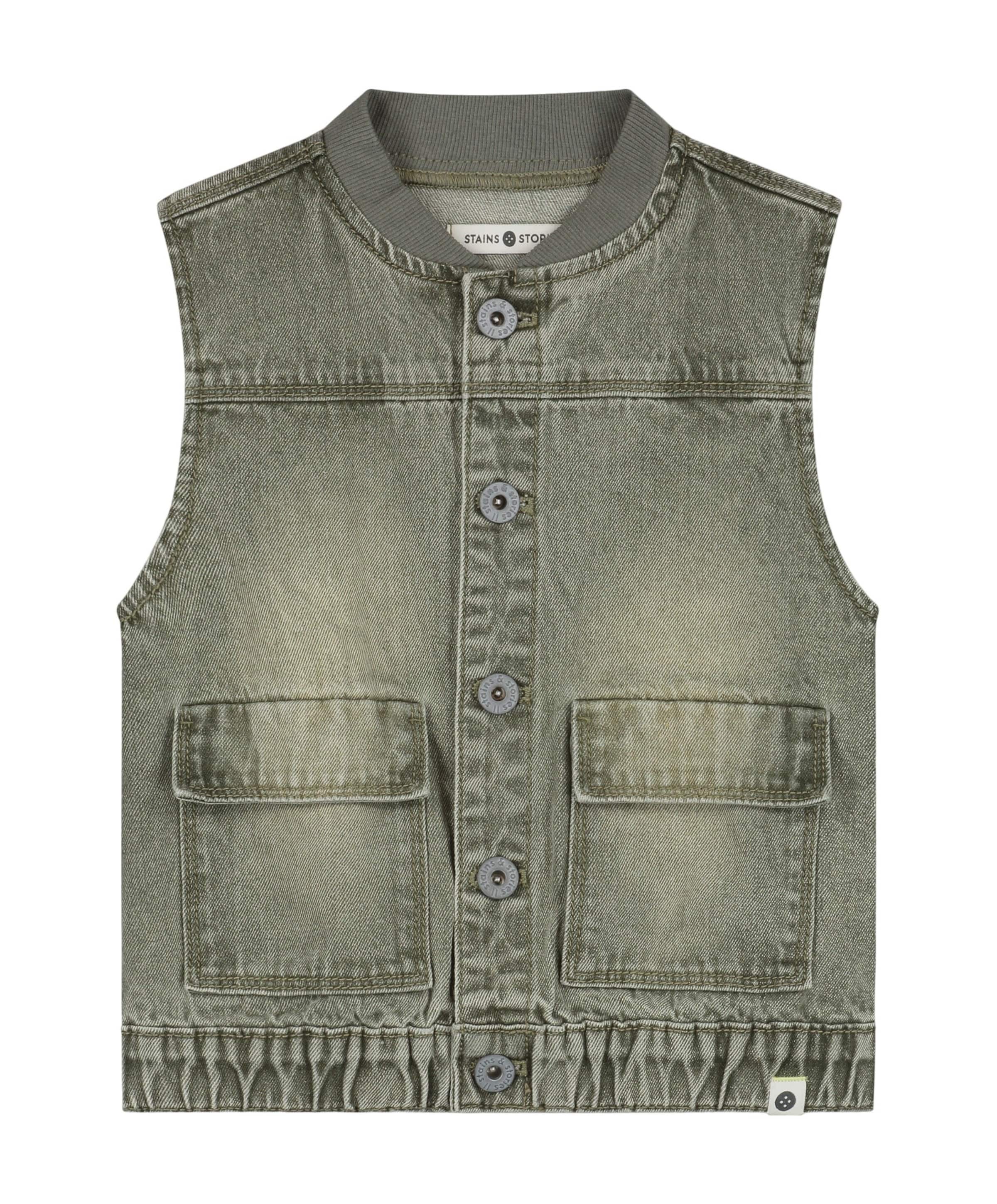 Jongens bodywarmer groen