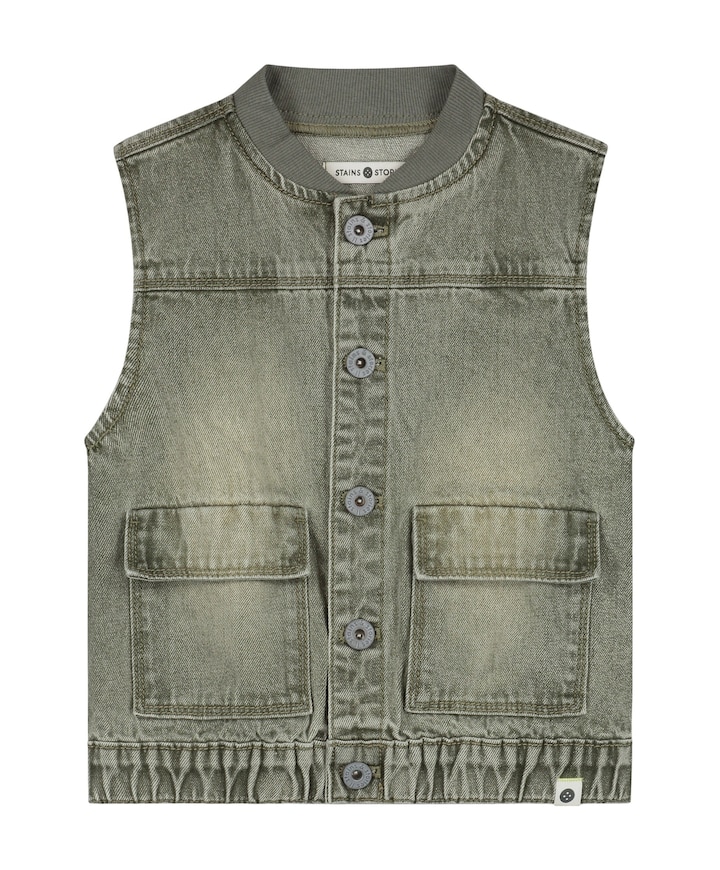 Jongens bodywarmer groen