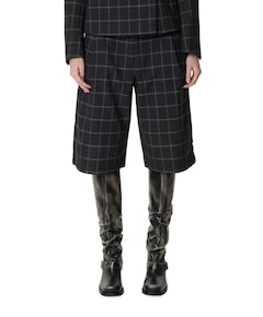 Kreme Wide Leg dames bermuda grijs