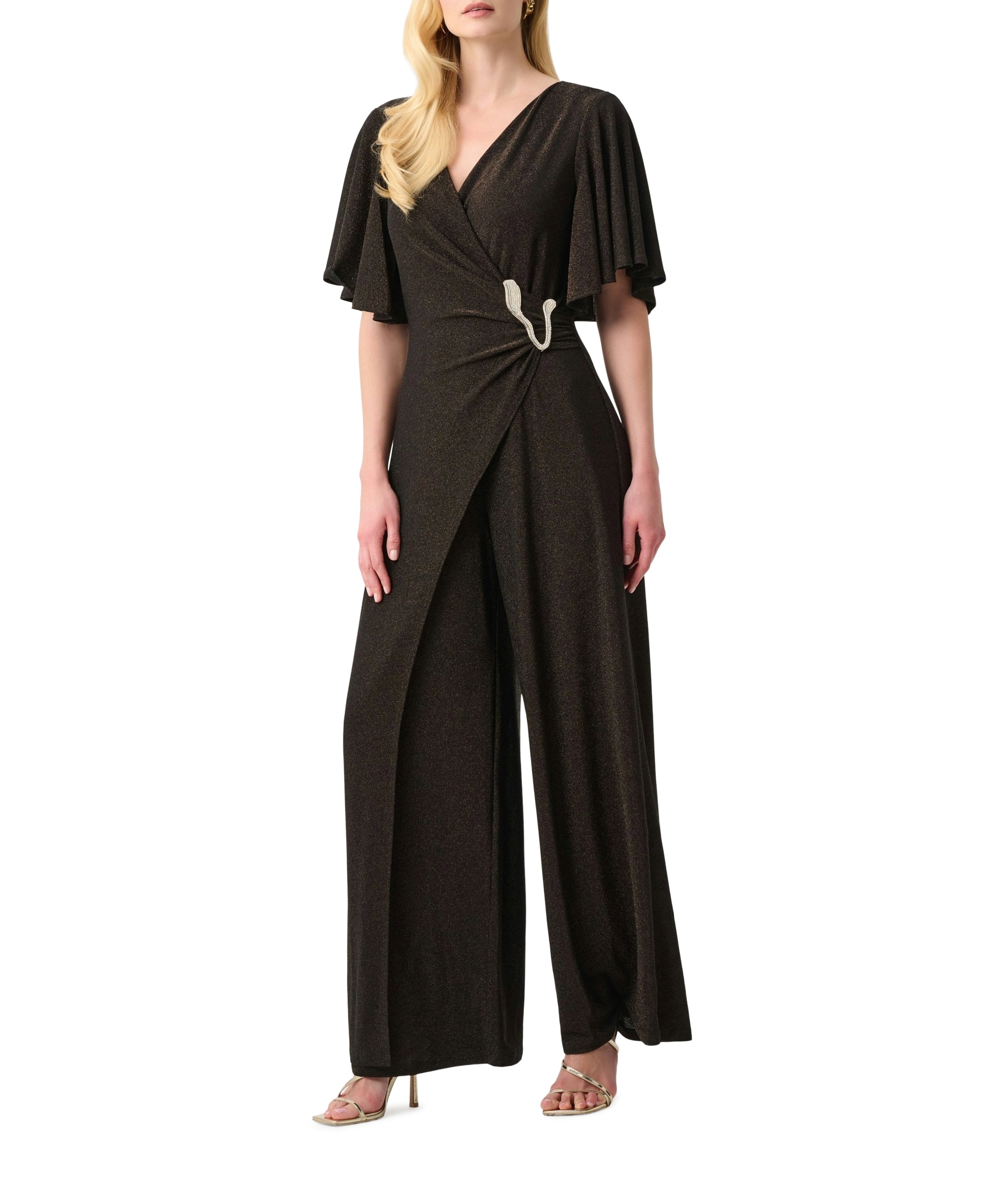 dames jumpsuit bruin