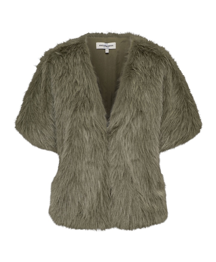 Dames vest groen