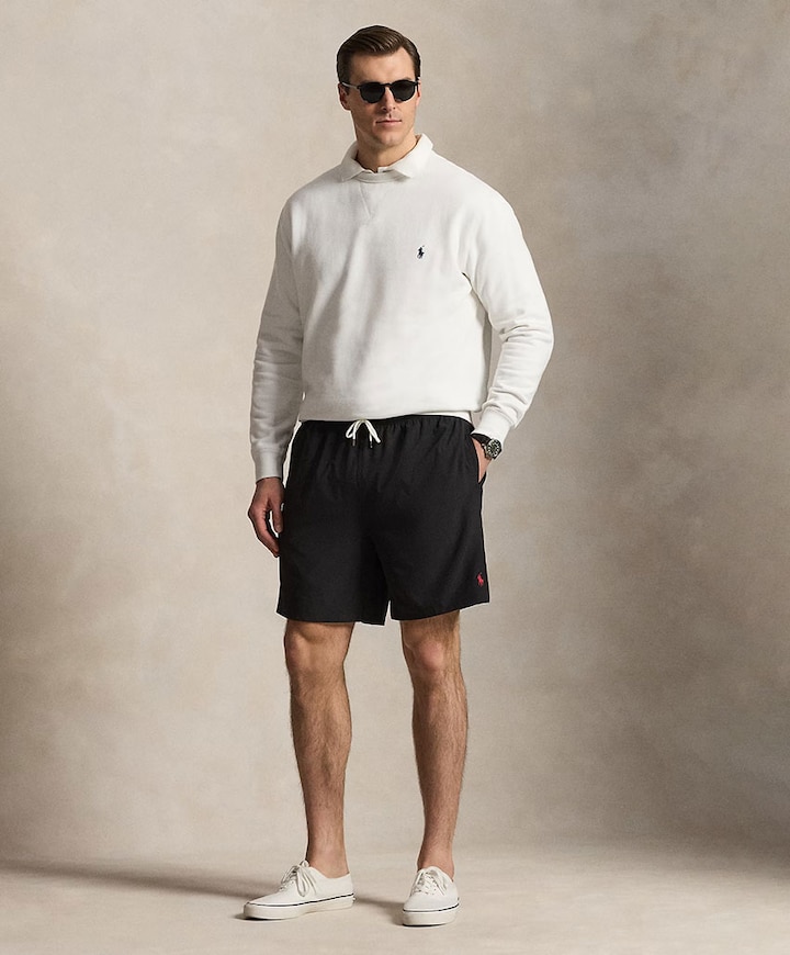 Woven Trunk Swim Bottom heren zwembroek zwart