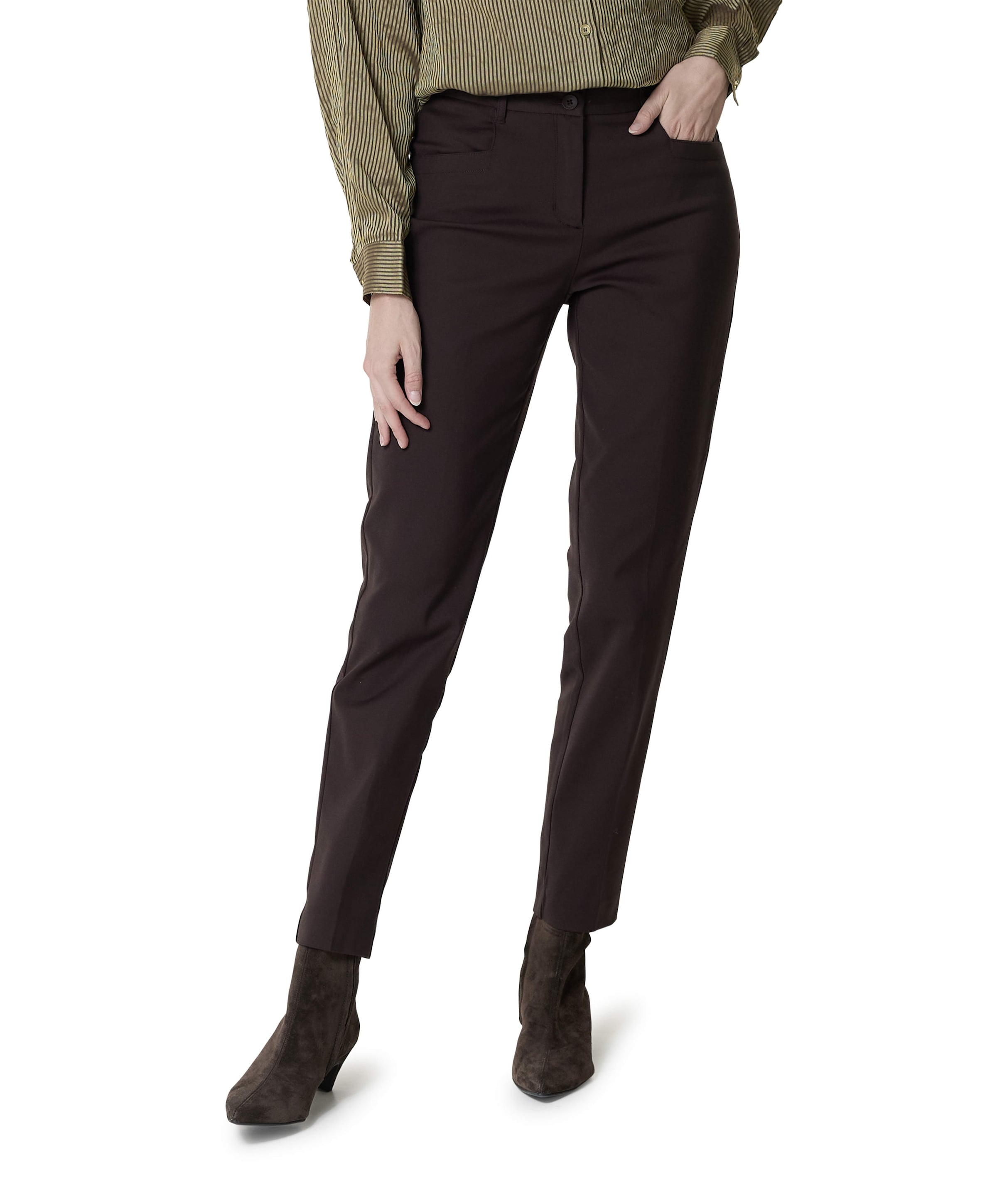 Diana smart dames broek bruin
