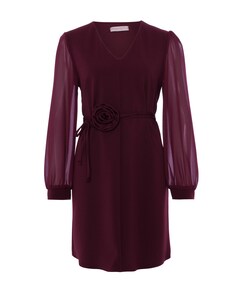 Dames jurk bordeaux