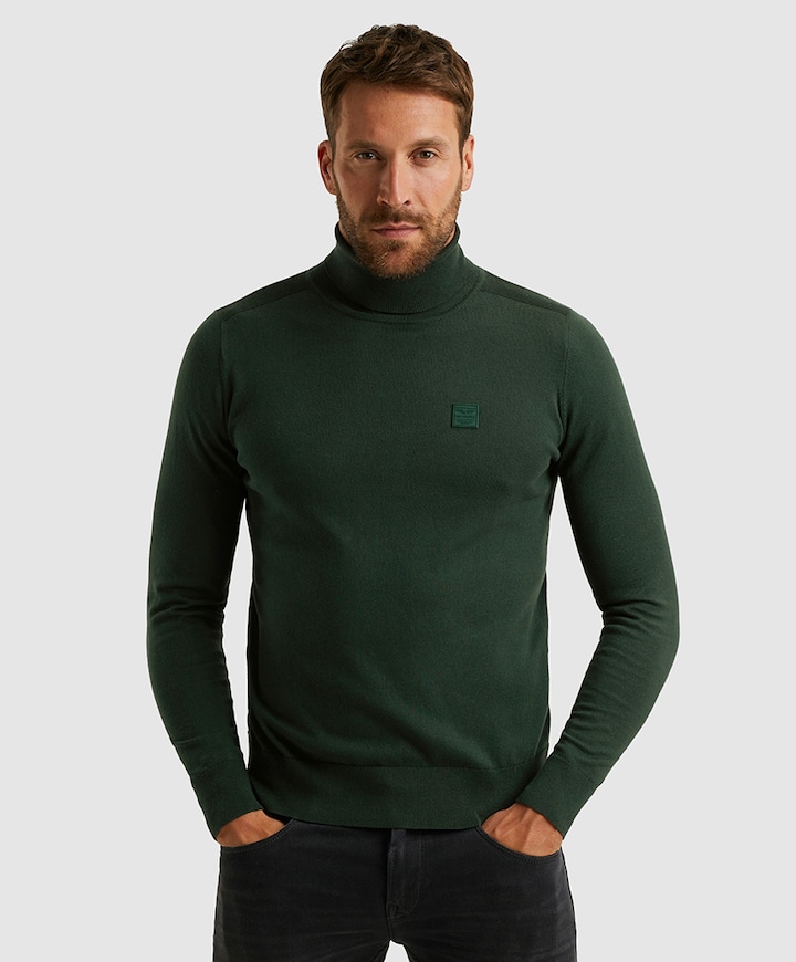 Heren coltrui groen