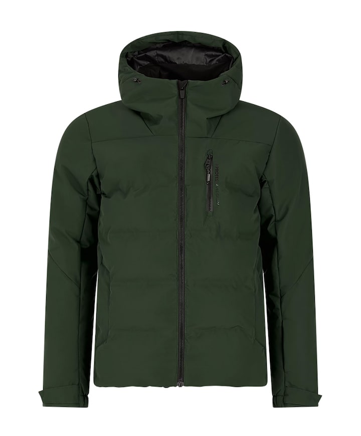 Heren ski-jas groen