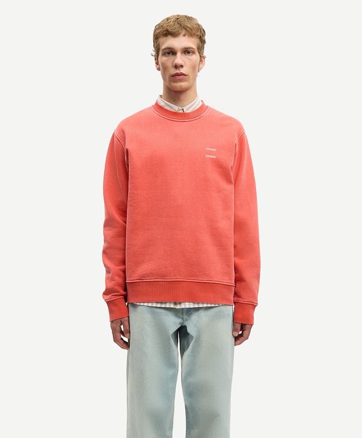 Heren sweater oranje