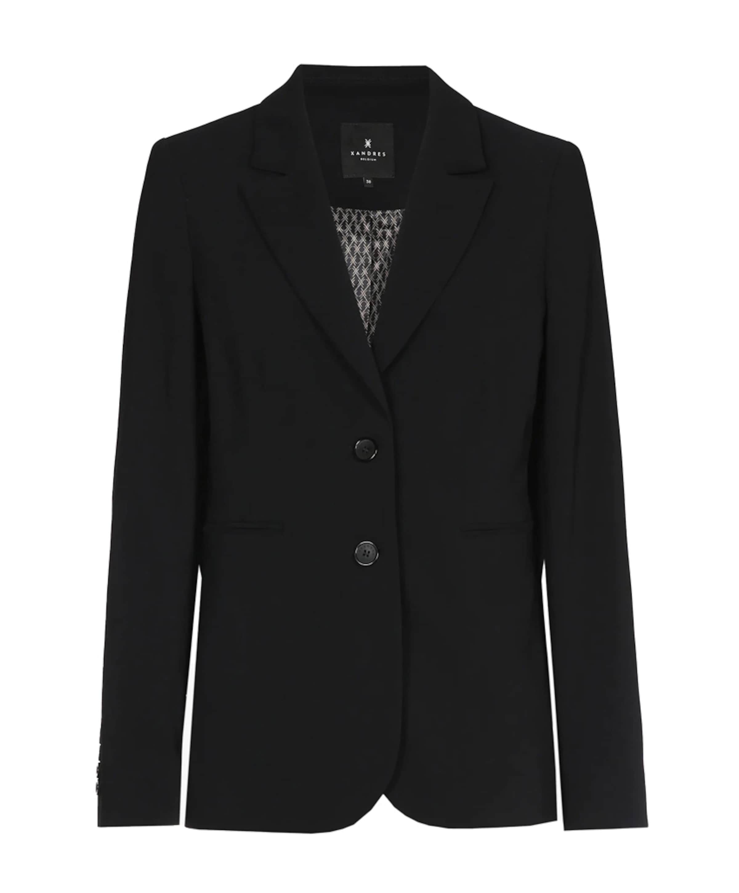 Dames blazer zwart