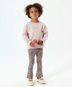 NMFLEOANA FLARED LEGGING broek paars