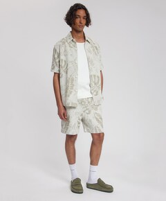 PELAGOS JACQUARD heren korte broek groen