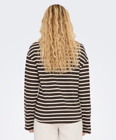 Dames longsleeve bruin