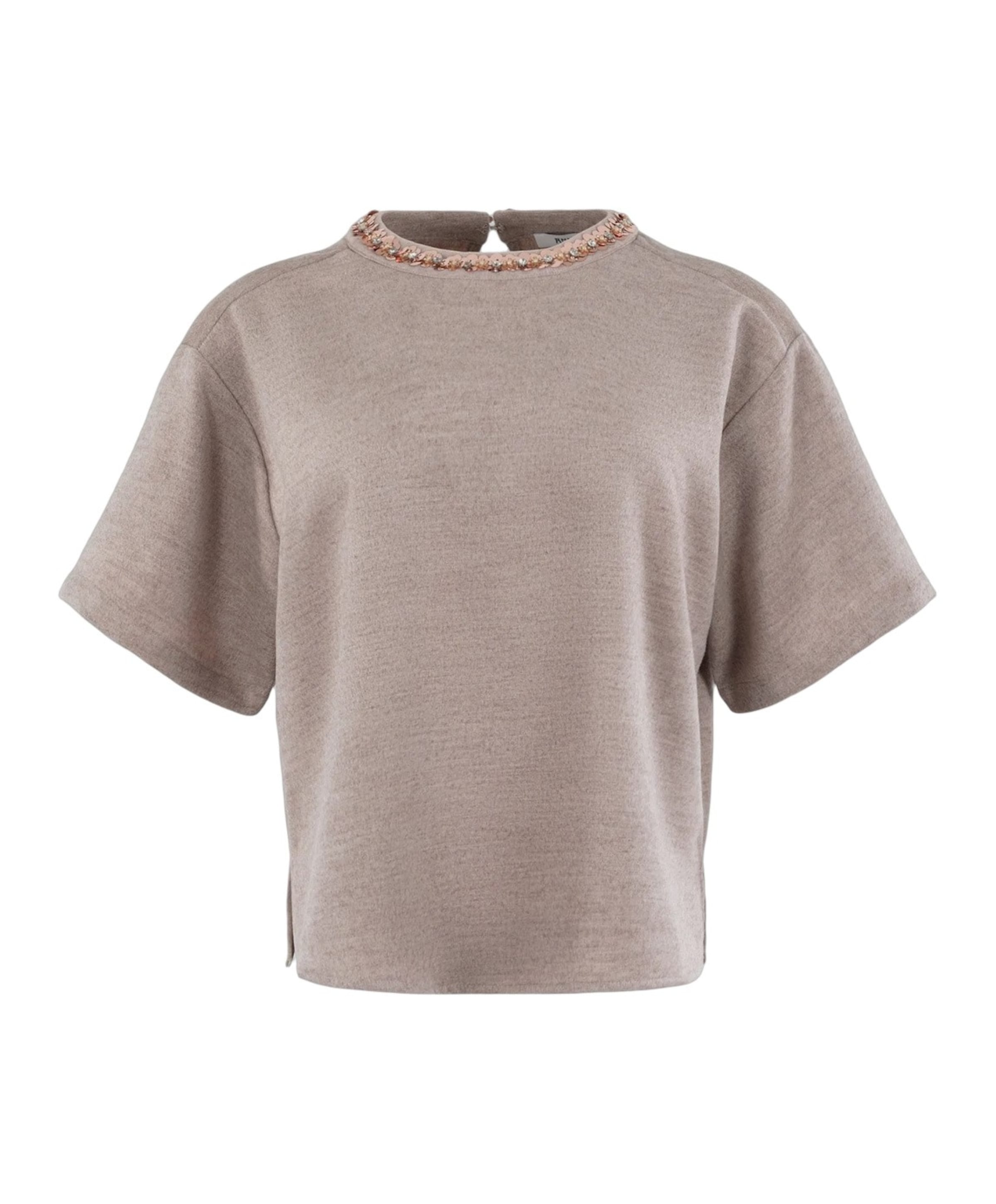 Dames T-shirt beige
