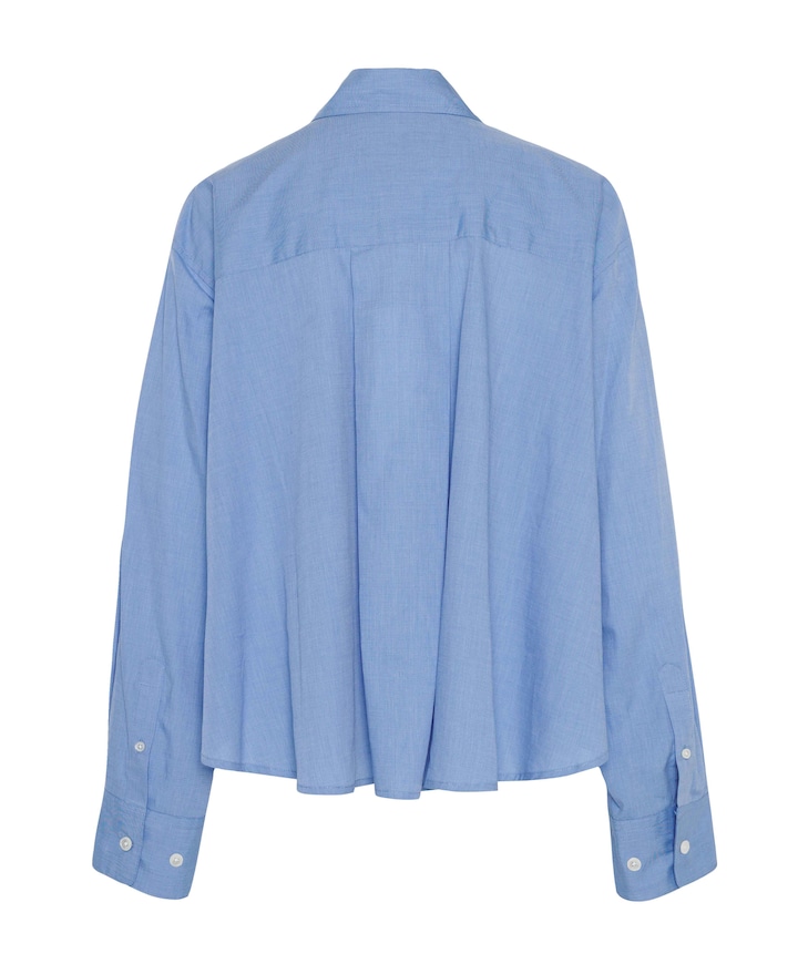 Dames blouse blauw