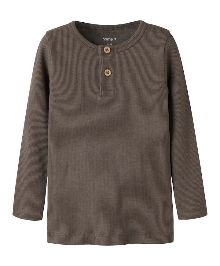 Jongens longsleeve bruin