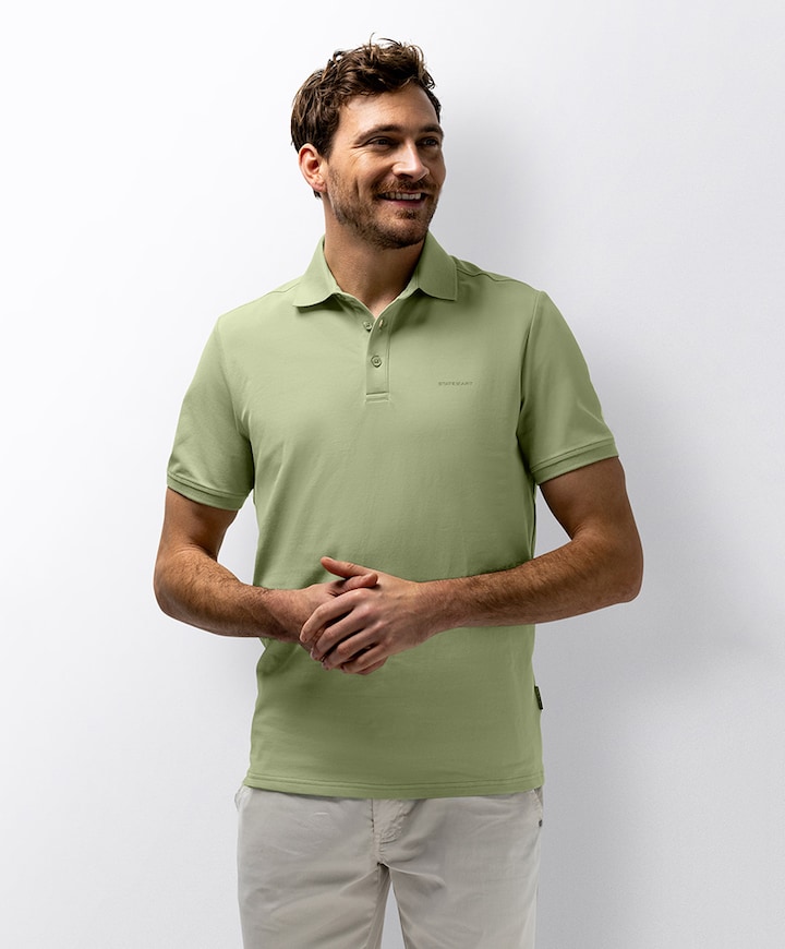 Heren polo groen
