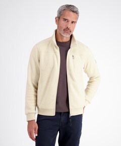 Heren vest ecru