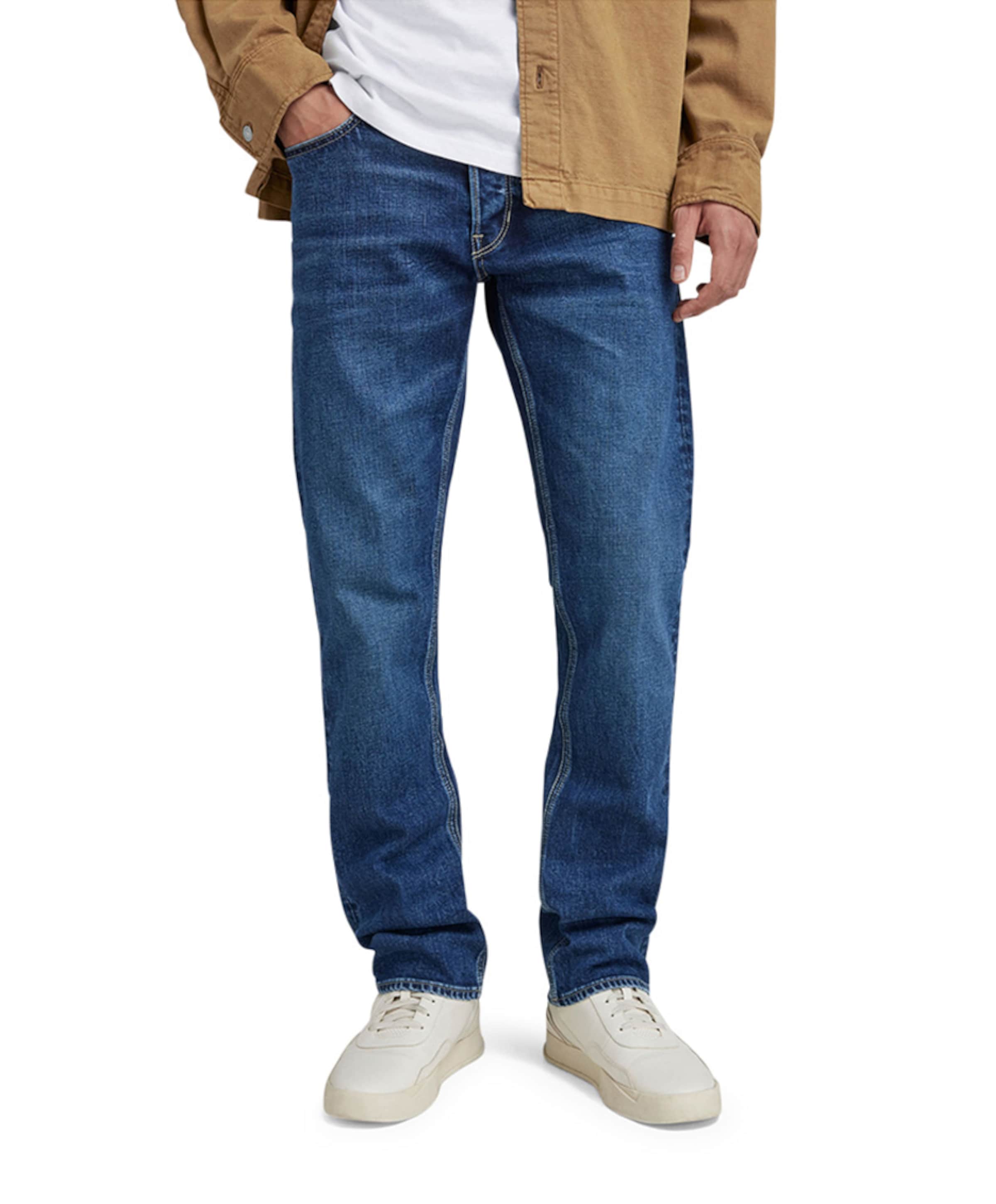 Mosa Straight heren jeans blauw