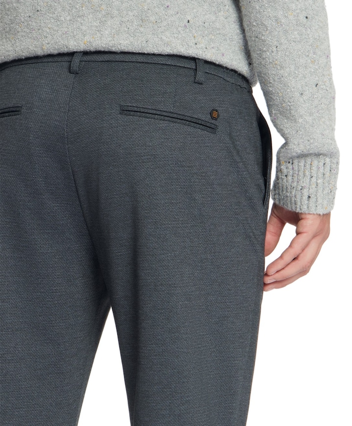 Pants Jersey Melange Regular Fit heren broek zwart