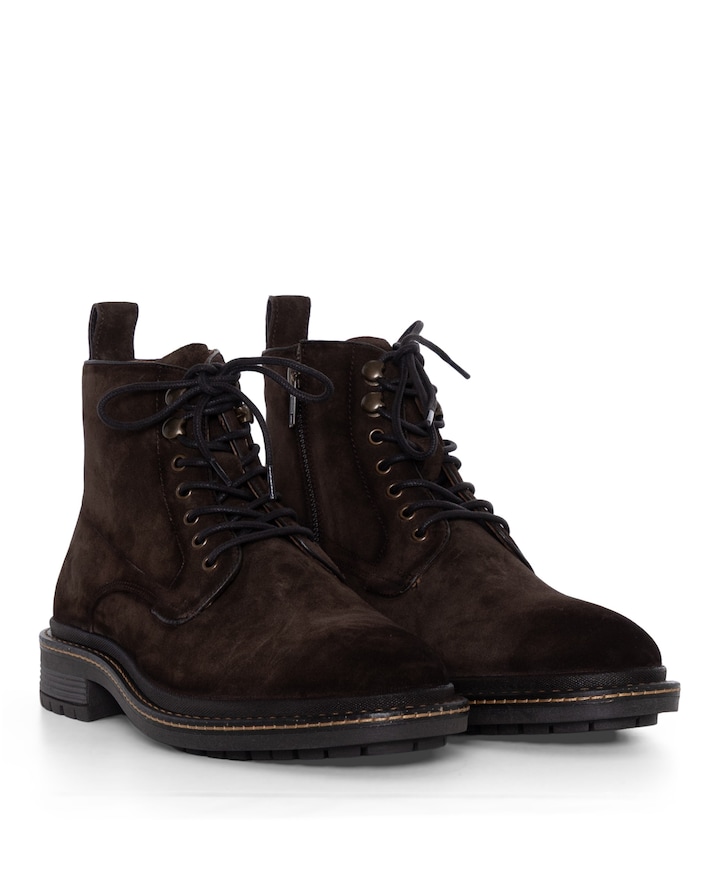 heren veterboots bruin