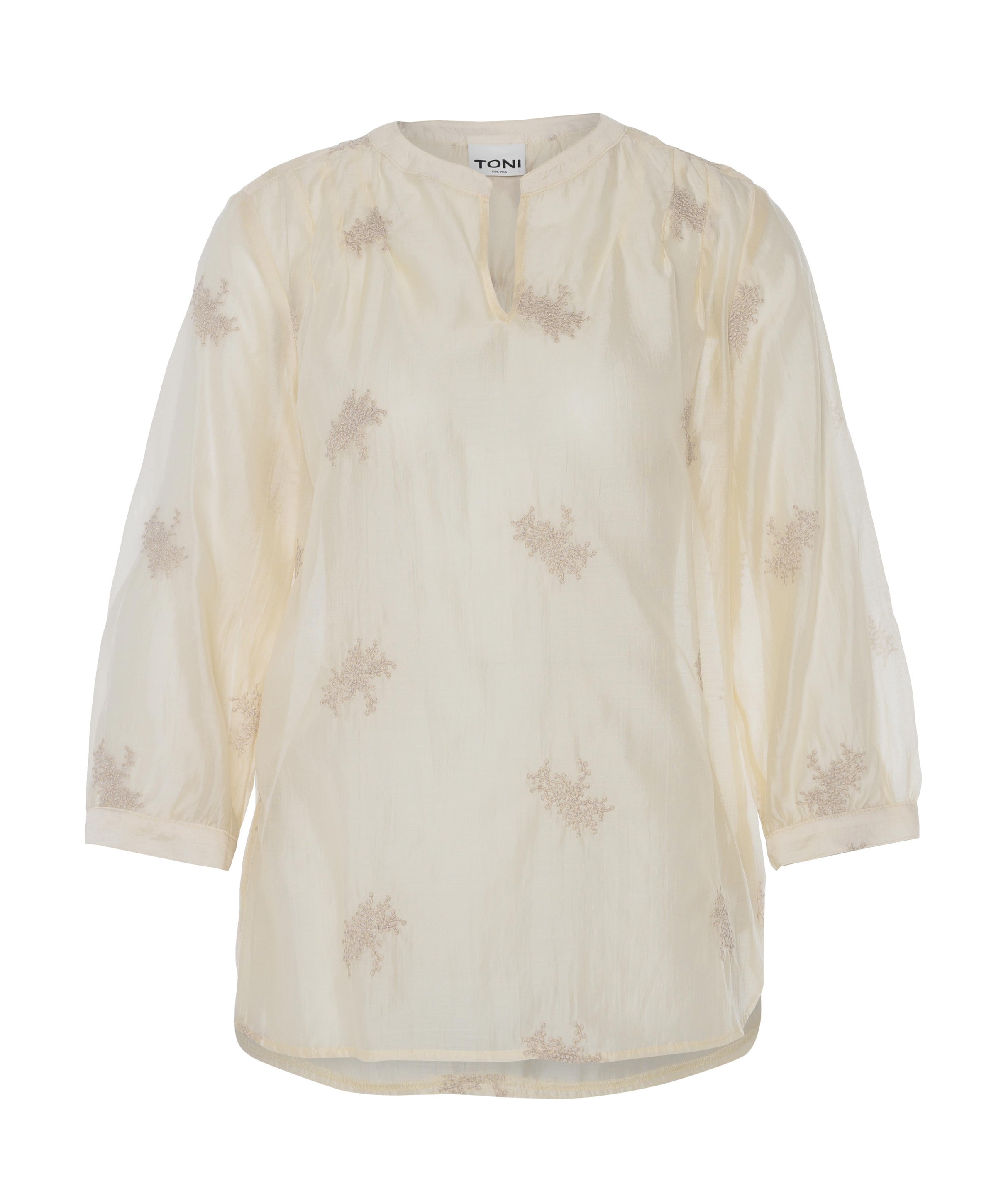 Dames blouse beige