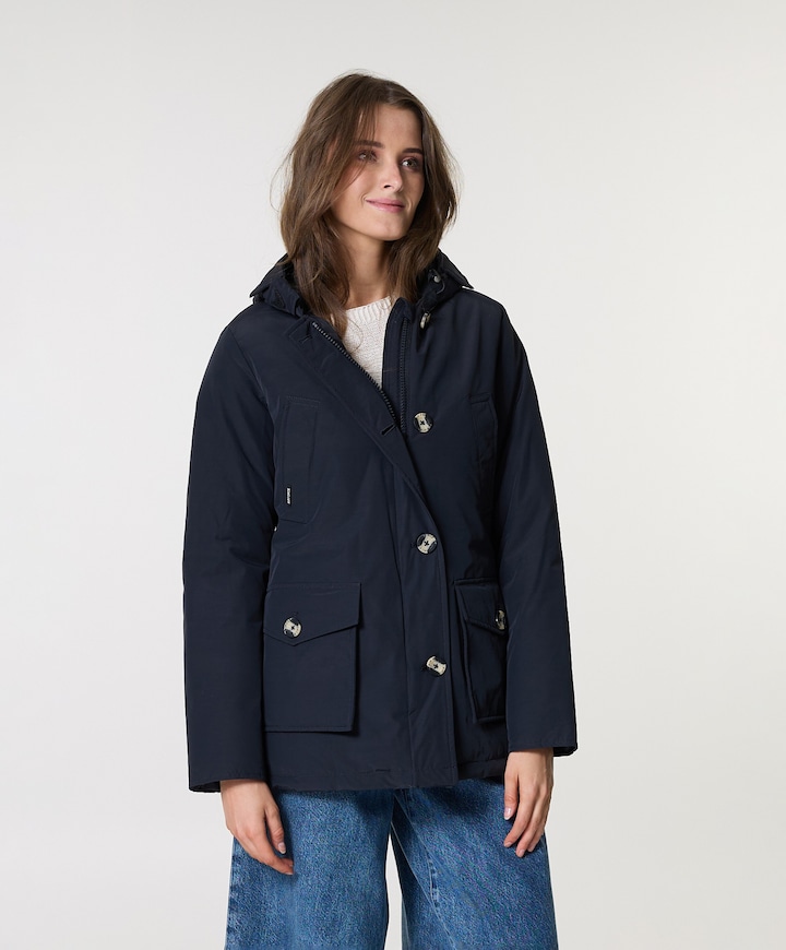 Dames jas blauw