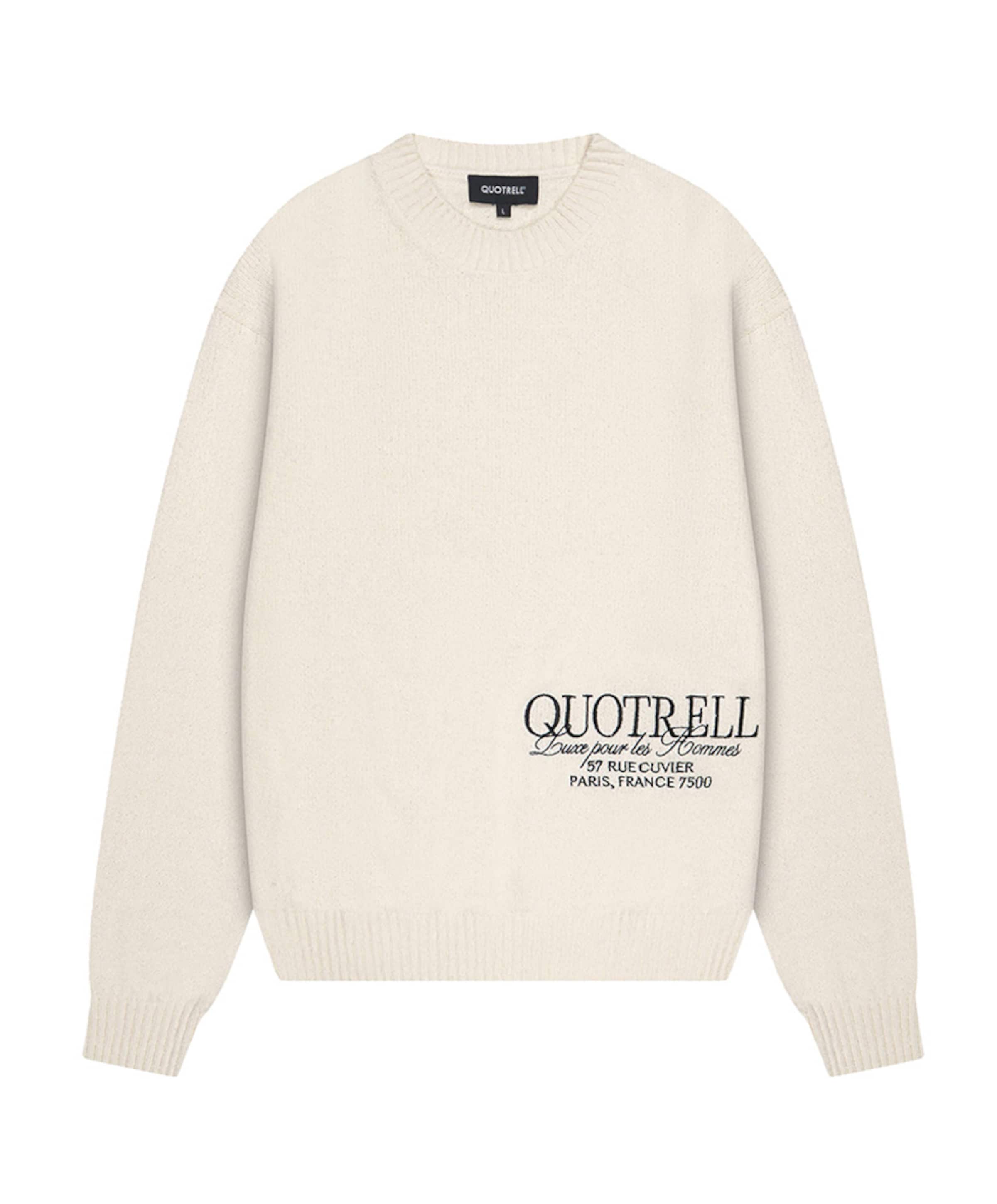 Heren trui ecru