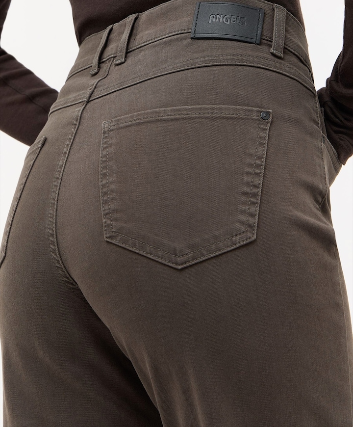 Lara dames jeans bruin