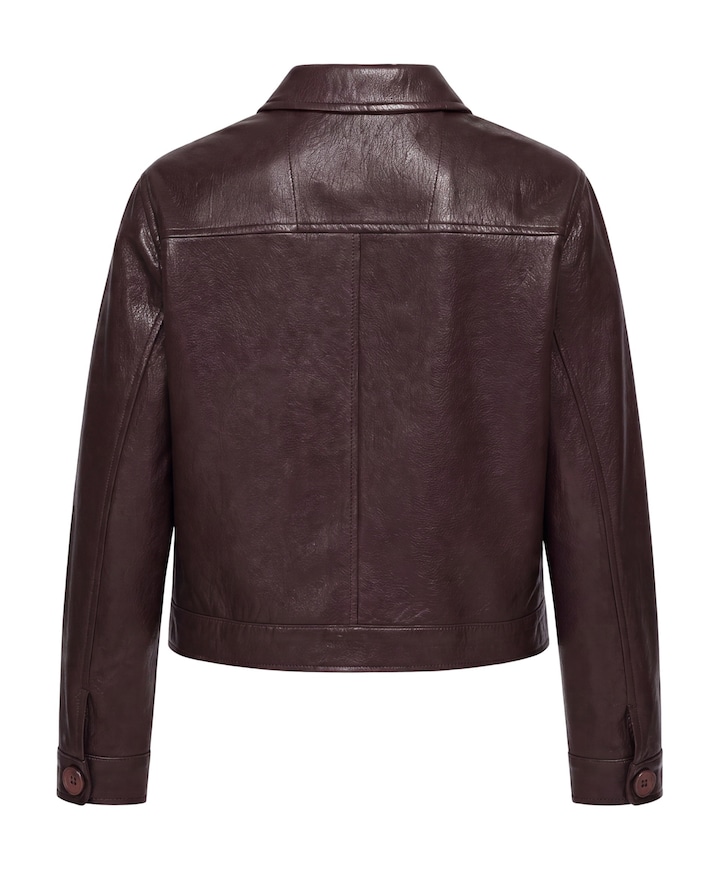 Dames jas bordeaux