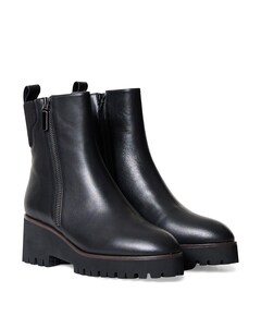 Cassandra dames enkellaarzen zwart