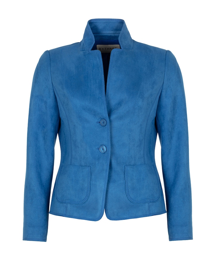 Dames jas blauw