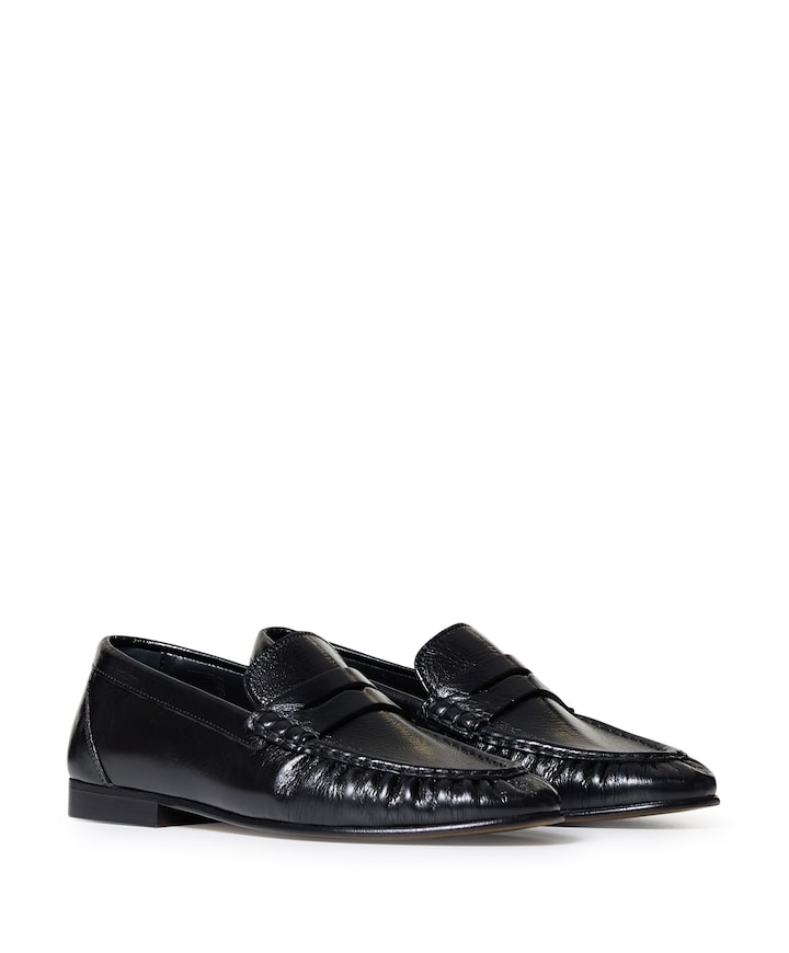 Penny loafers zwart