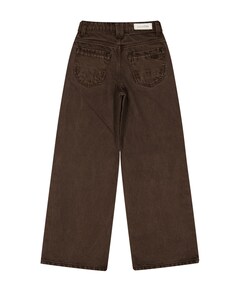 Monaco Color meisjes jeans bruin