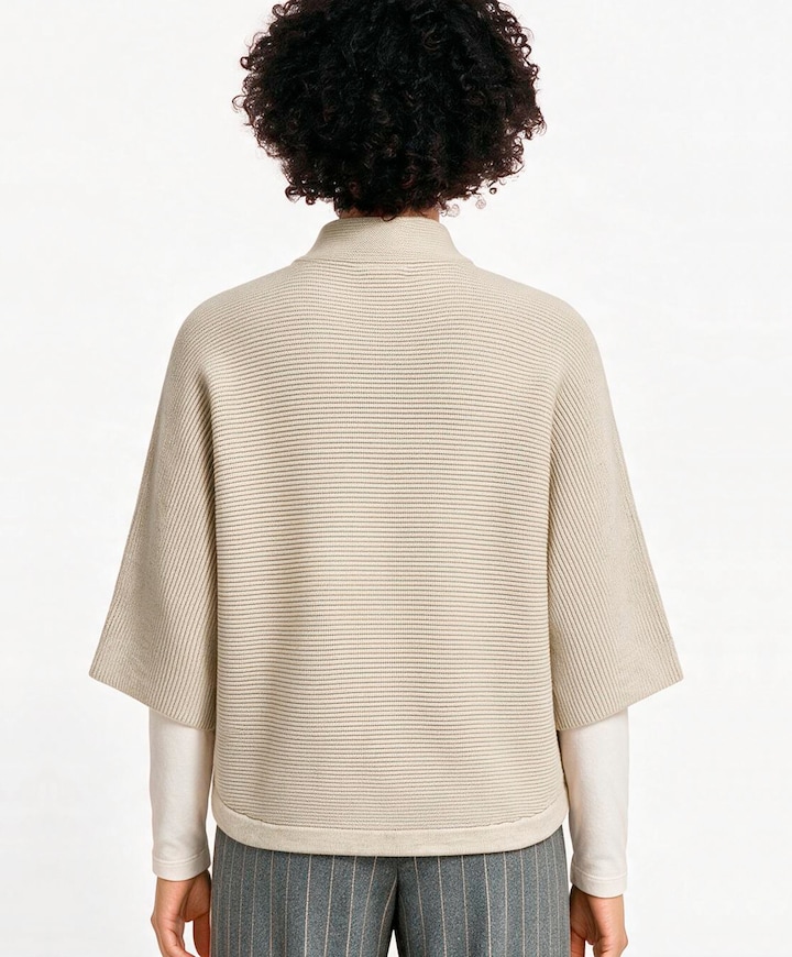 Dames vest beige