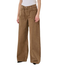 MWKaro 175 Mid X-Wide dames jeans bruin