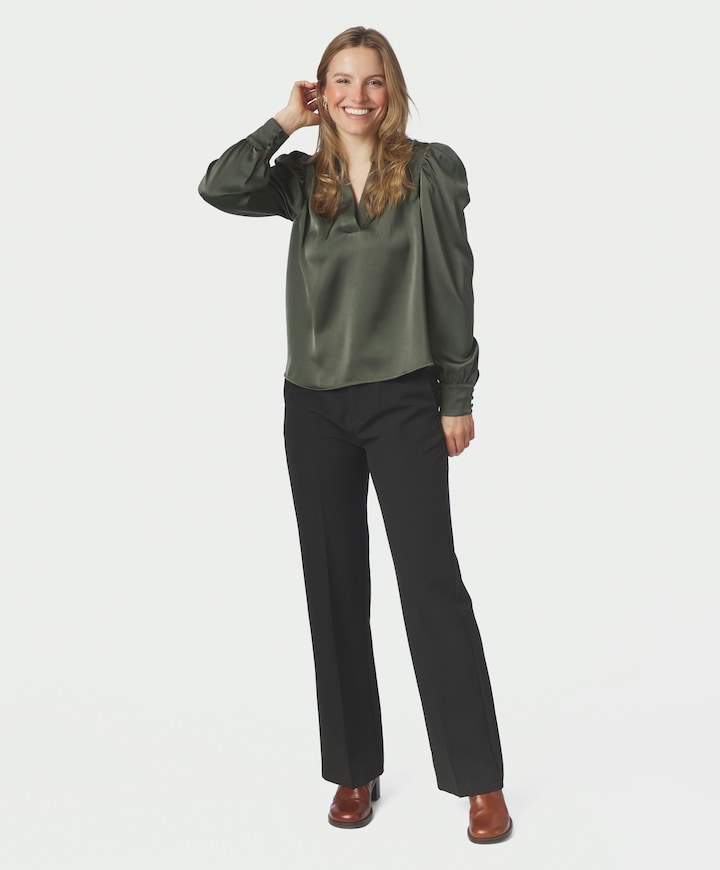 Dames blouse groen