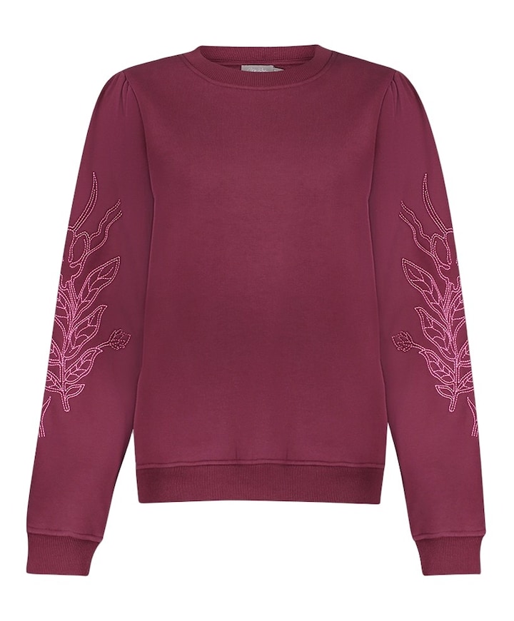 Dames sweater bordeaux