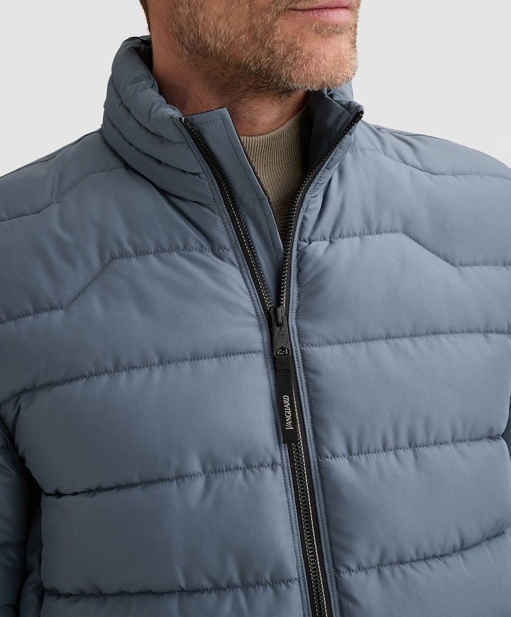 Heren jas blauw