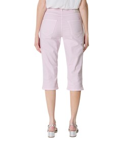 5-Pocket Slim dames capri broek roze