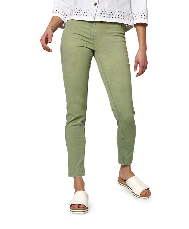 Jenny Ankle jeans groen