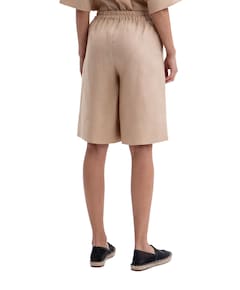 dames korte broek beige